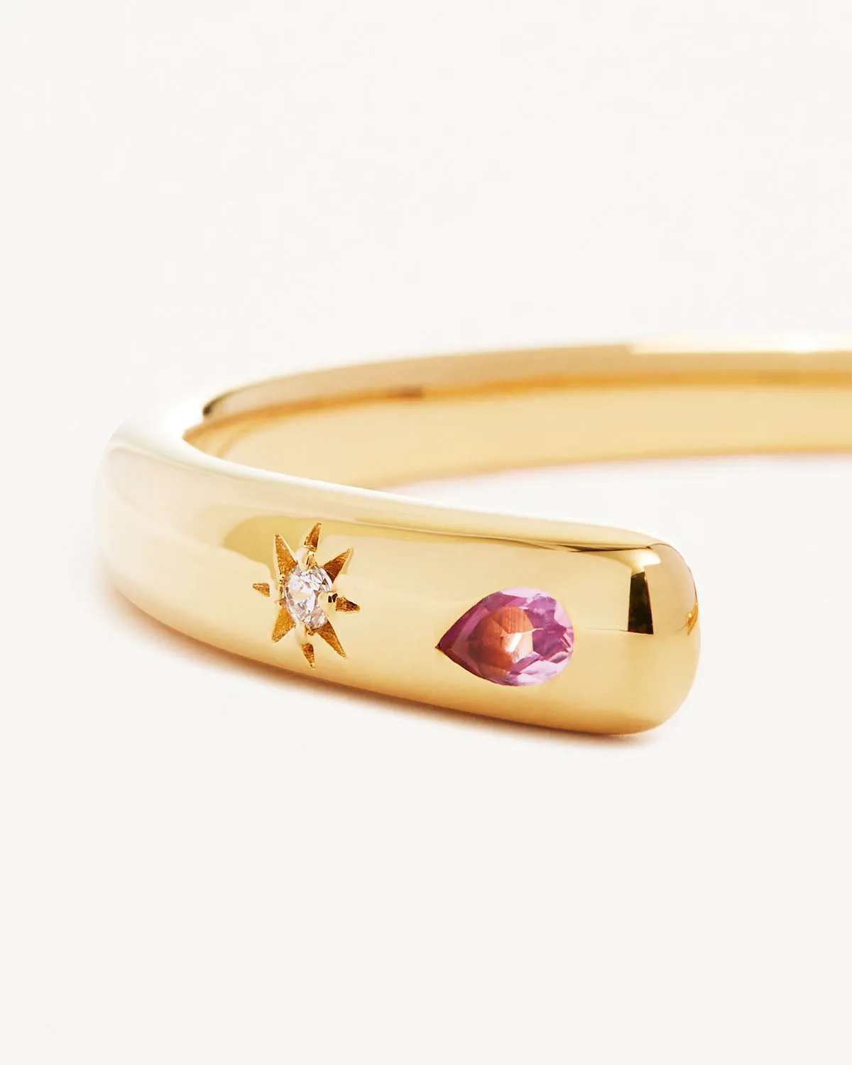 18k Gold Vermeil Connect to the Universe Cuff