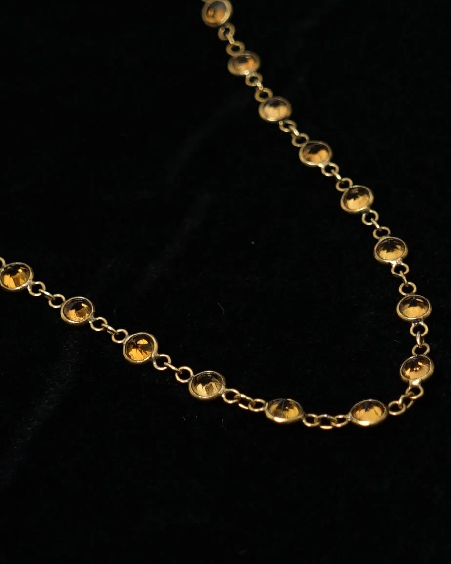 18k Gold x Citrine Necklace