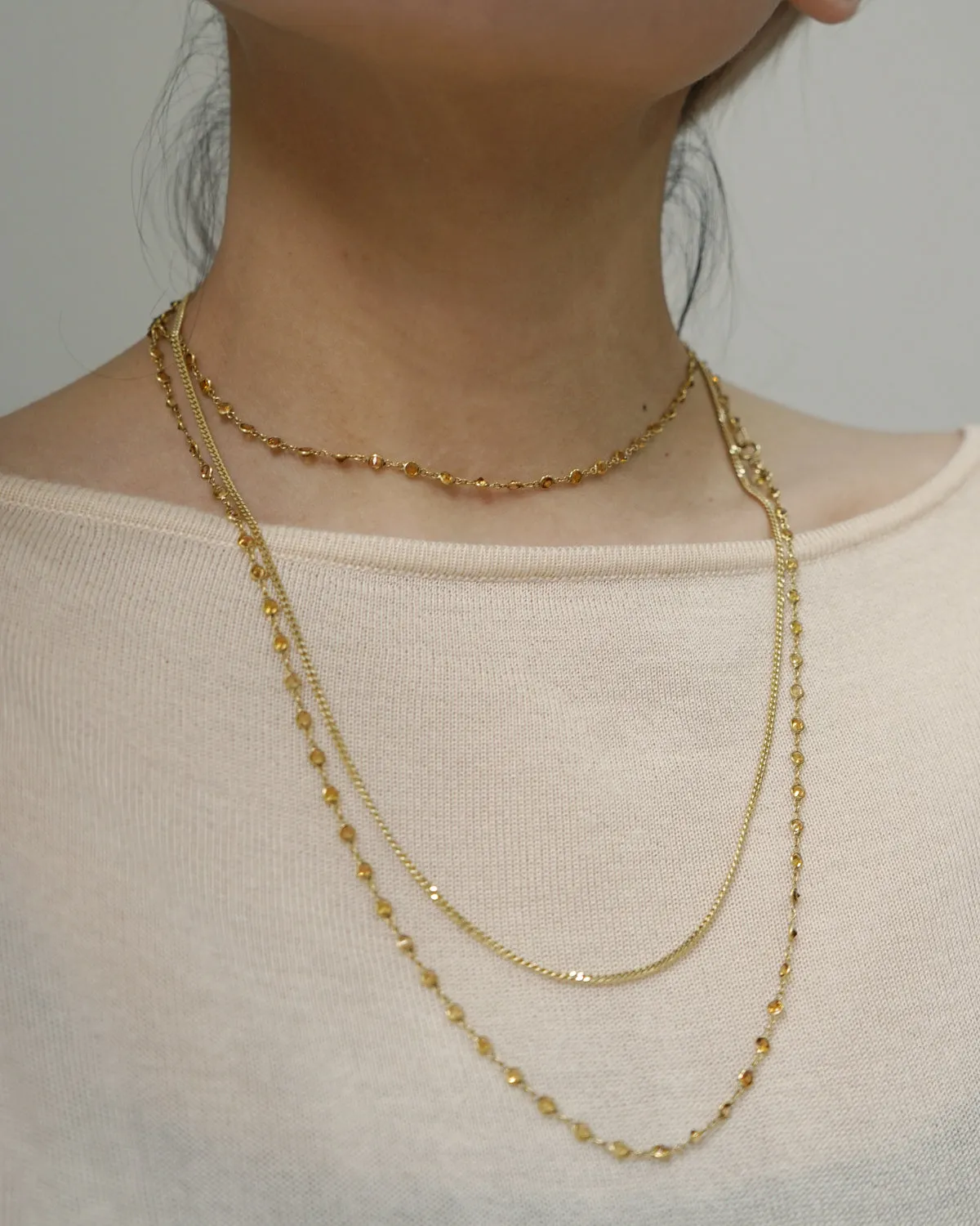 18k Gold x Citrine Necklace