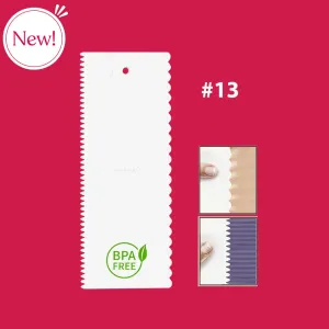 2-Sided Plastic Cake Decorating Comb #13 (3" X 9")