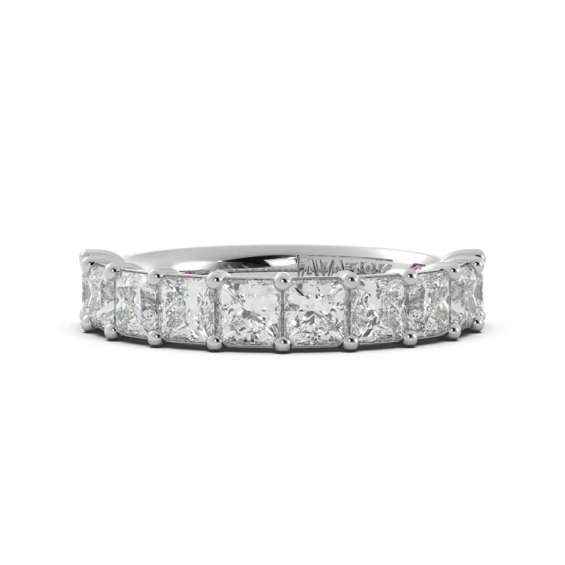 2.50ct tw Princess Cut Diamond Band
