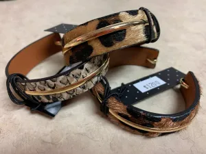 Animal Print Cuff Bracelet