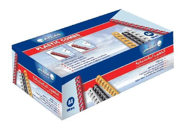 Atlas A4 Binding Comb White 50mm