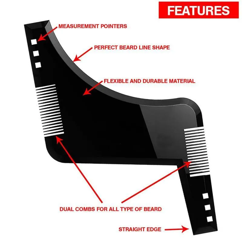 Beard Styling Comb Trim Guide