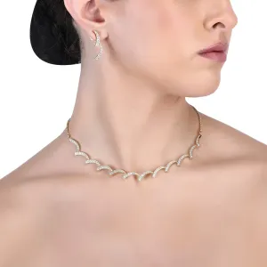 Beena Zircon Necklace Set