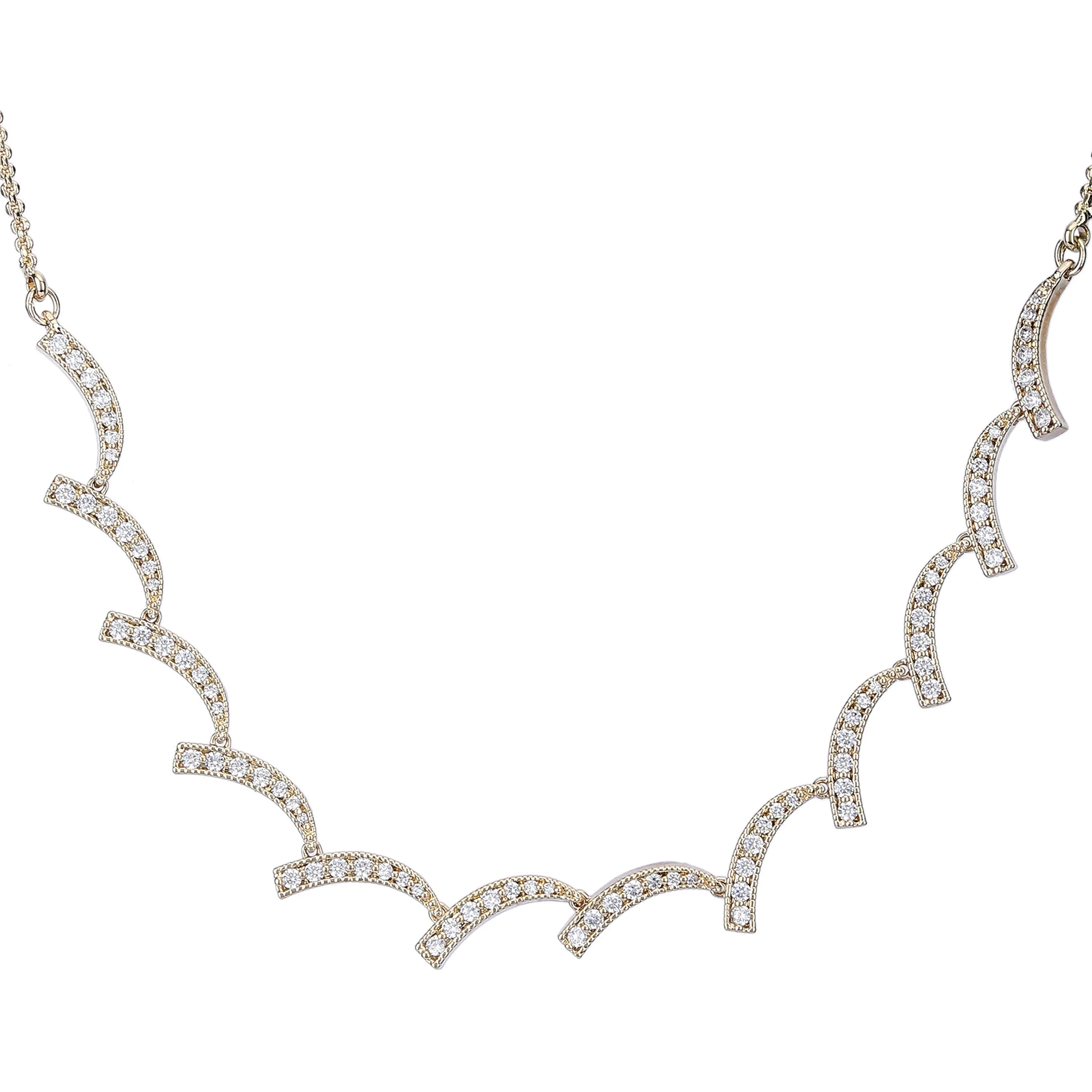 Beena Zircon Necklace Set