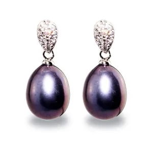 Black Pearl Earrings