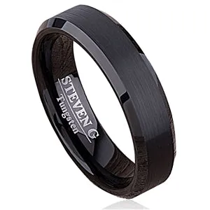 Black Tungsten Bands