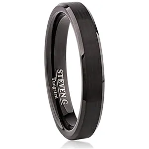 Black Tungsten Bands
