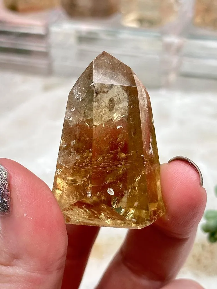 Brazil Citrine Points