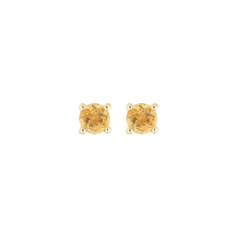 Citrine Birthstone Earrings