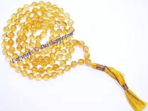 Citrine mala for undisturbed sleep and removal of fears