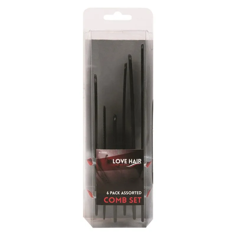 Comb Set 6 Piece