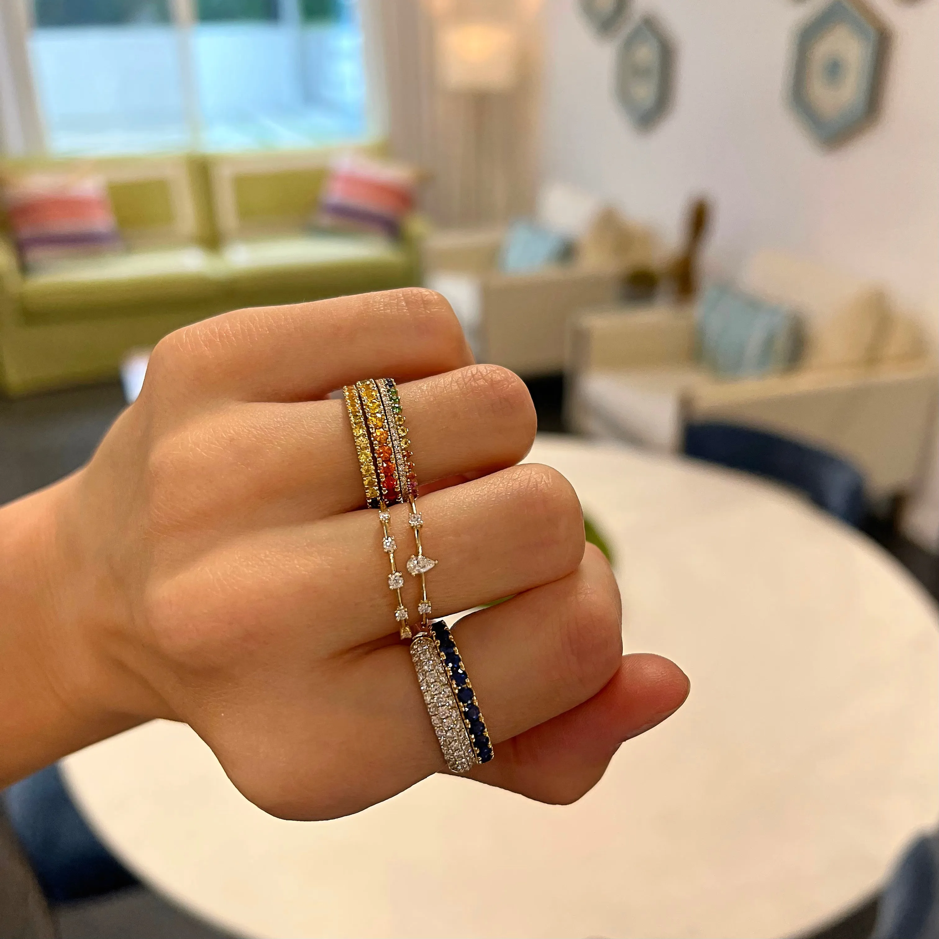Diamond Domed Band