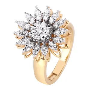 Floral Cocktail Ring For Women : IJLR-1314