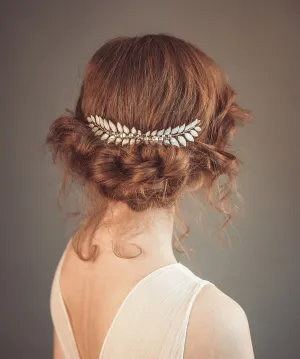 Grecian inspired enameled hair piece - ERATO