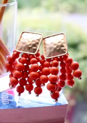 Harbour Island Earring | Orange