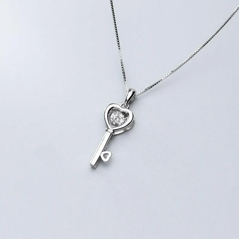 Hold The Key To My Heart Necklace