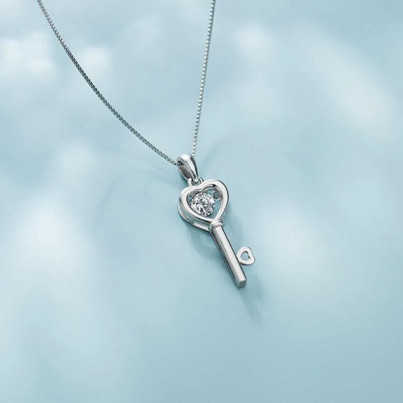 Hold The Key To My Heart Necklace