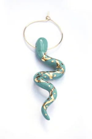Ippolita Ferrari Serpente Hoop  - Jade