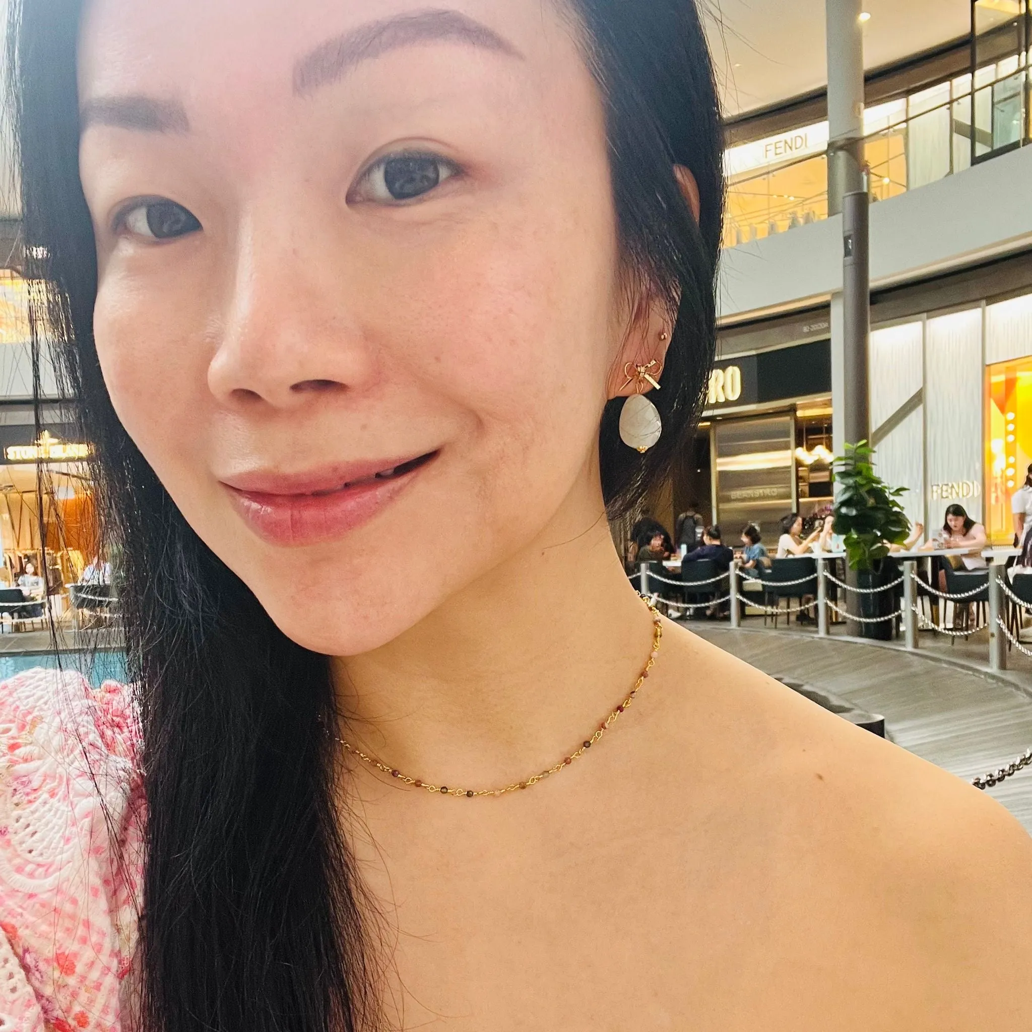 Jade Ribbon Earrings