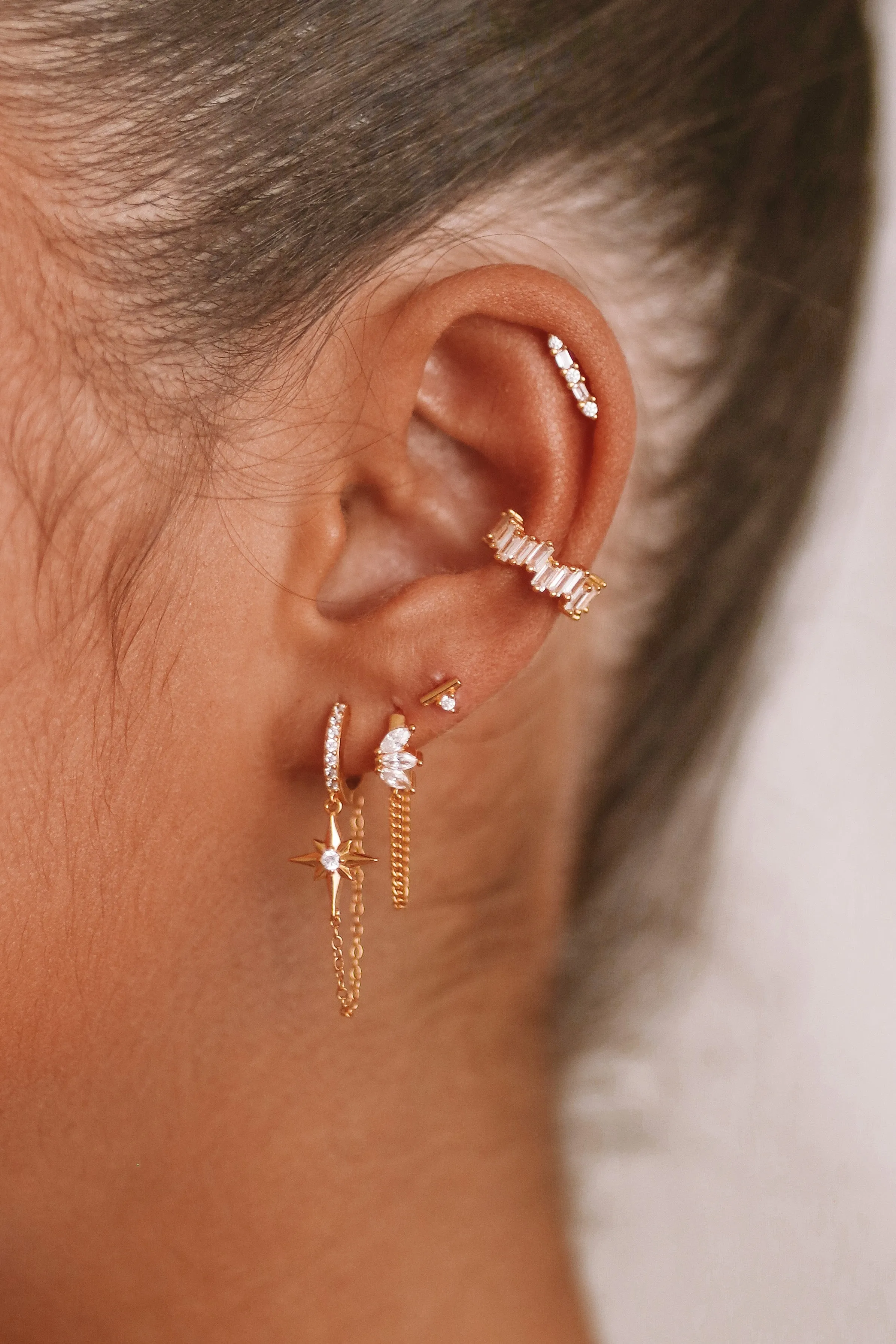 Jade - Sterling Silver Hoop Earrings