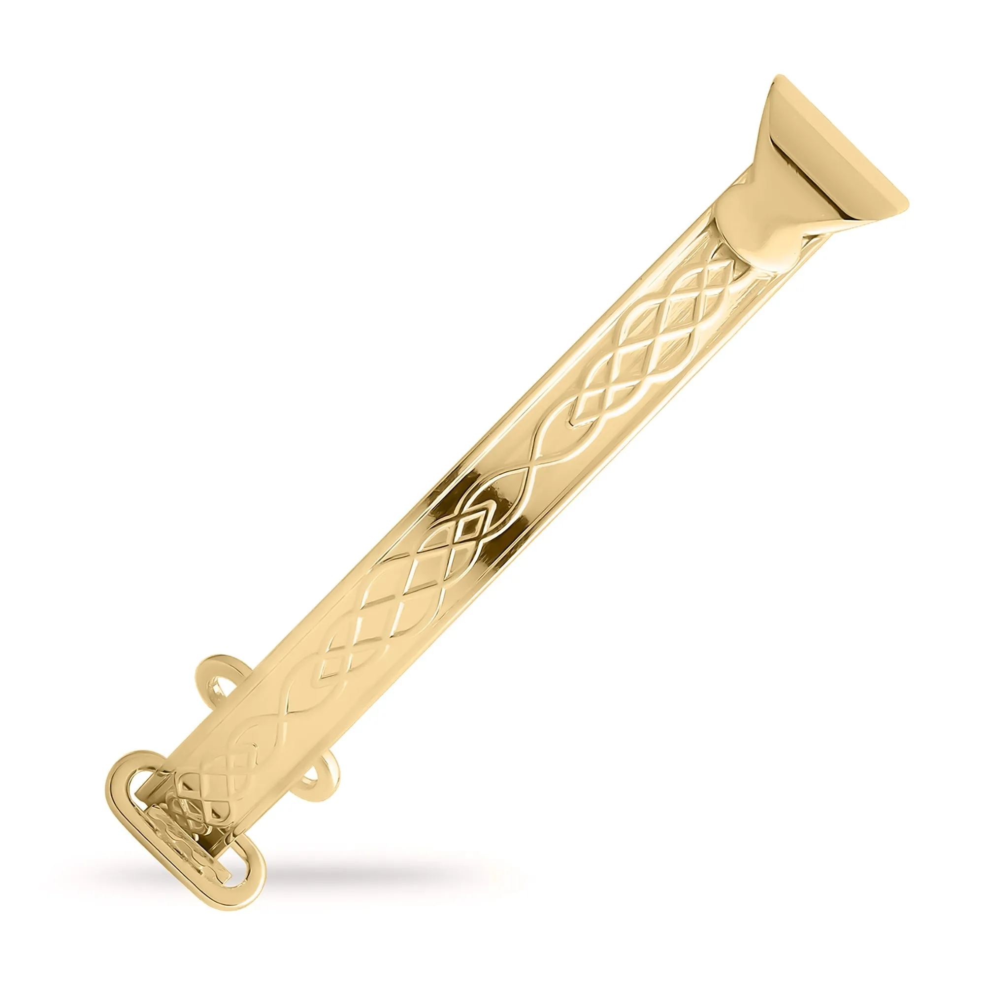 Kids' Blue CZ Boy's Bangle in 18ct Gold plated (0-3 years)