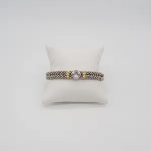 Lagos Caviar Beaded White Topaz Bracelet