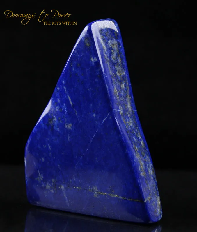 Lapis Lazuli & Pyrite Crystal Altar Stone A    