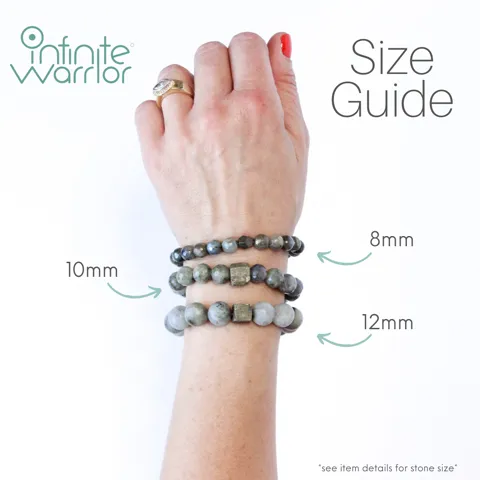 Lapis Lazuli Bracelet | Matte with Platinum Hematite