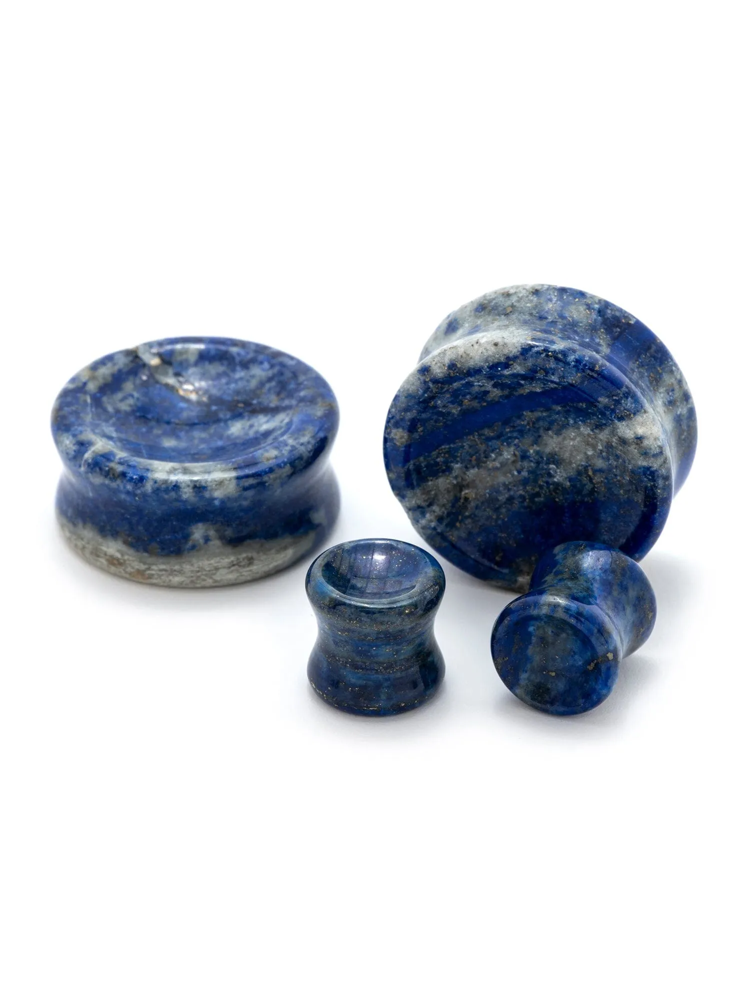 Lapis Lazuli Concave Stone Plugs