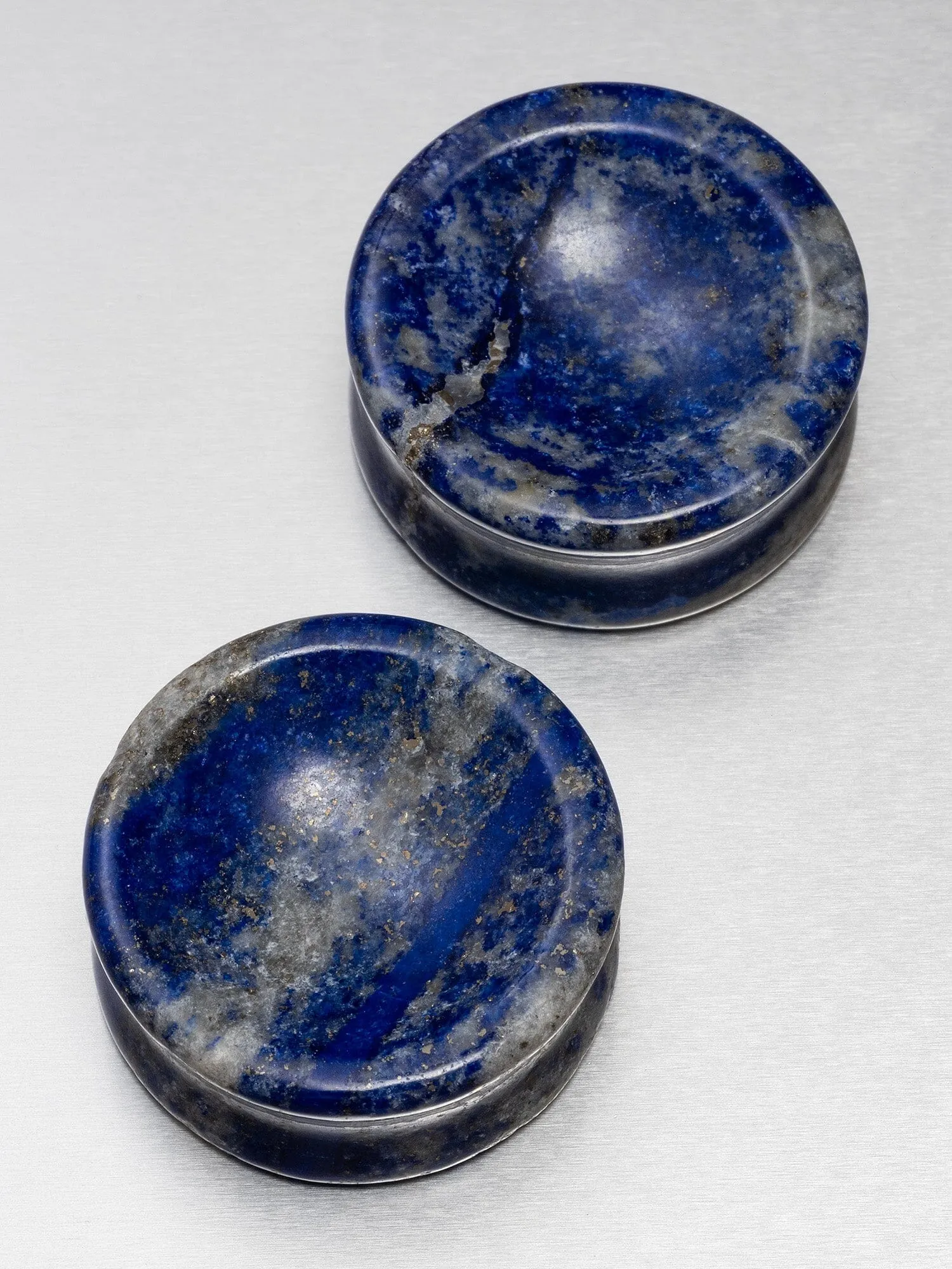 Lapis Lazuli Concave Stone Plugs
