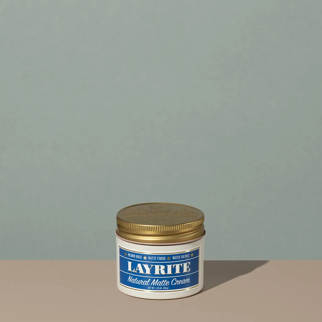 Layrite Matte Cream Medium Hold & Natural Finish
