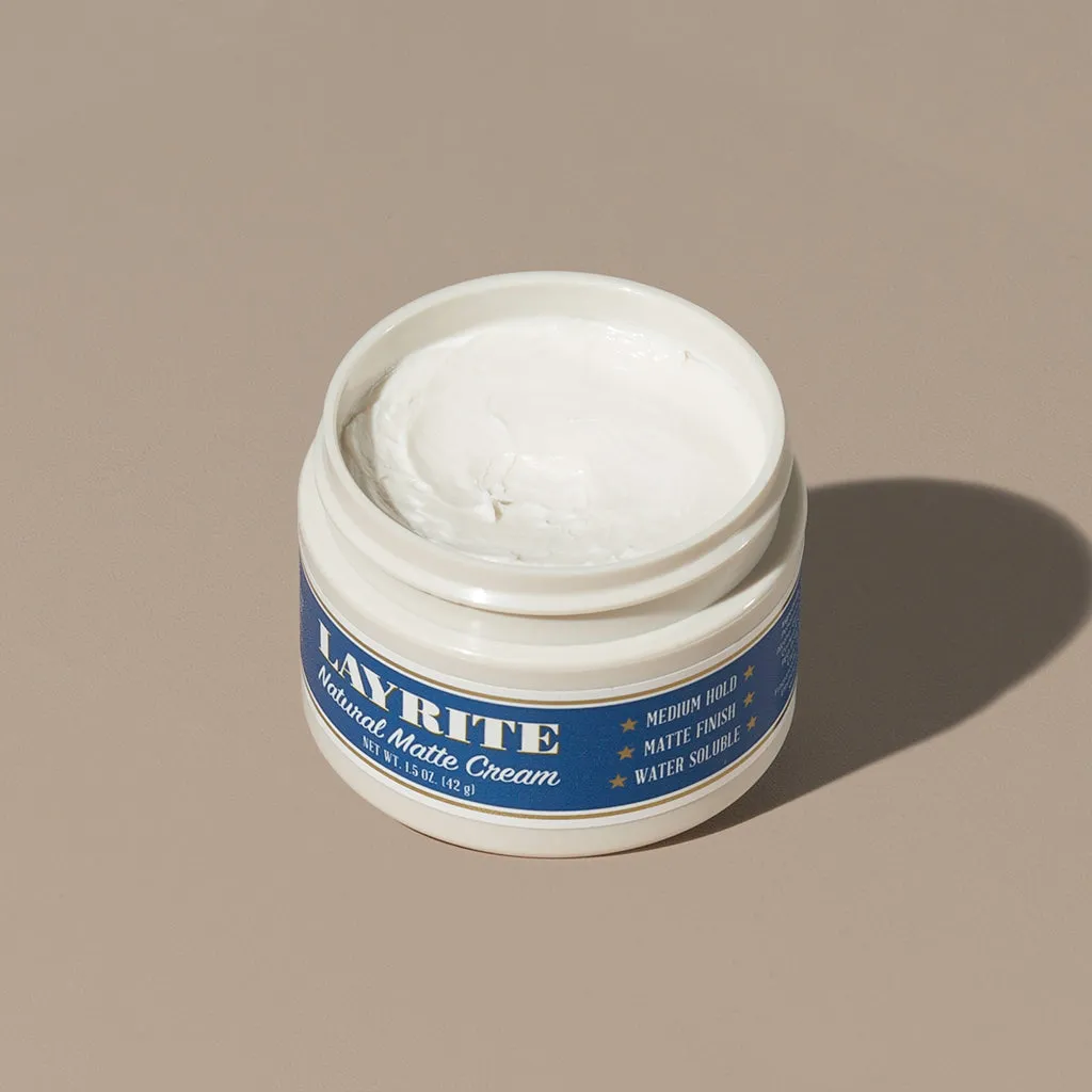 Layrite Matte Cream Medium Hold & Natural Finish