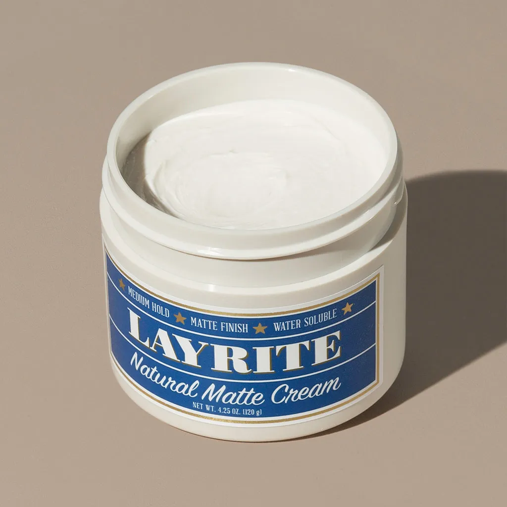 Layrite Matte Cream Medium Hold & Natural Finish