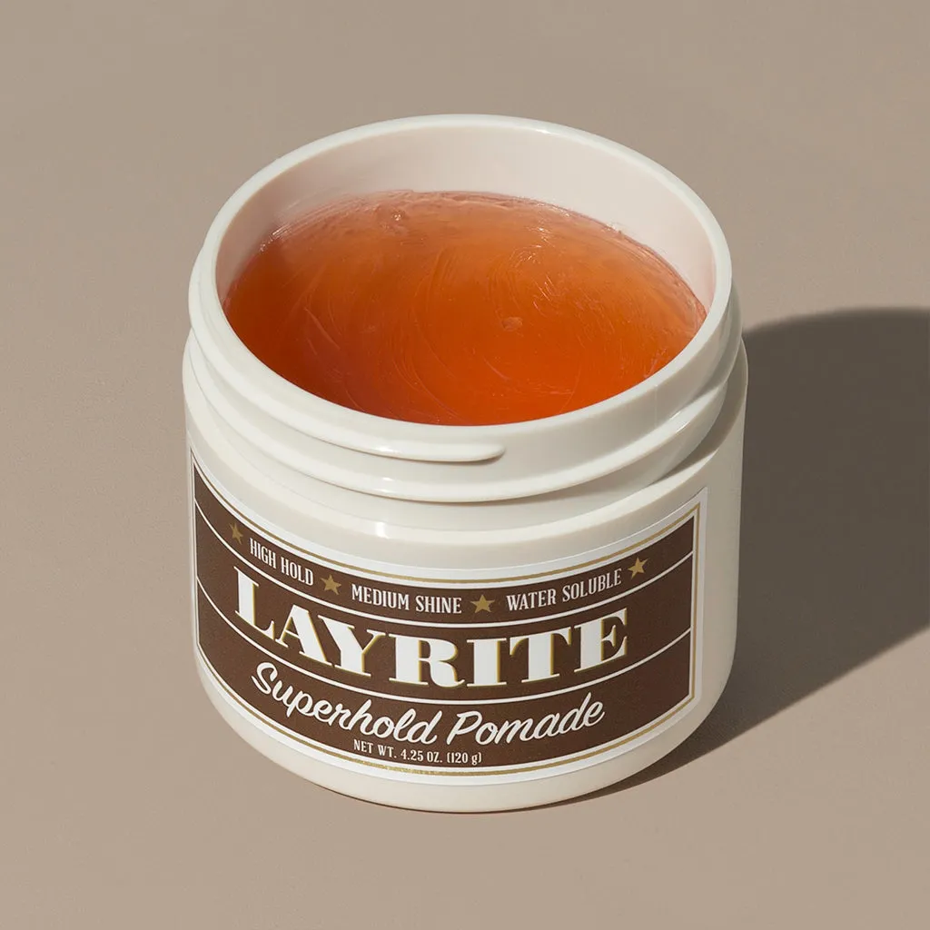 Layrite Superhold Pomade High Hold & Medium Shine