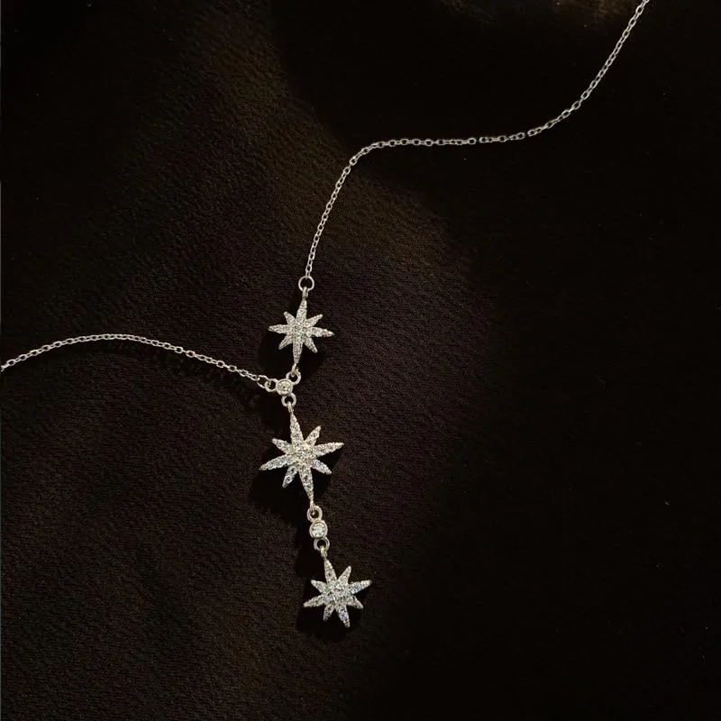 Meteor Chain Necklace Jewelry For Women Trendy Pendant Chain Necklace