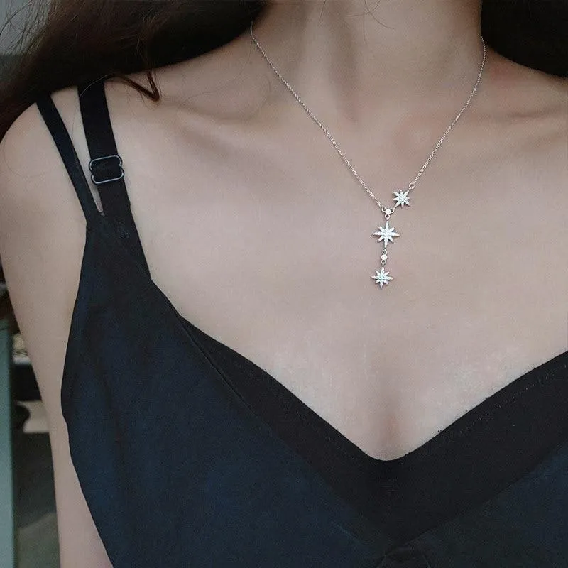 Meteor Chain Necklace Jewelry For Women Trendy Pendant Chain Necklace