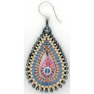 Miguel Ases Blue Jade Teardrop Earring