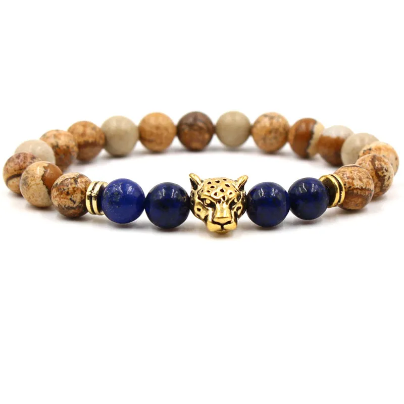 Natural stone tiger's eye lapis lazuli agate