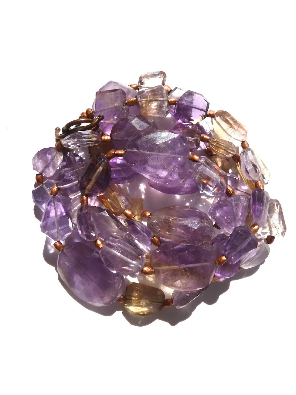 Necklace Ametrine And Copper