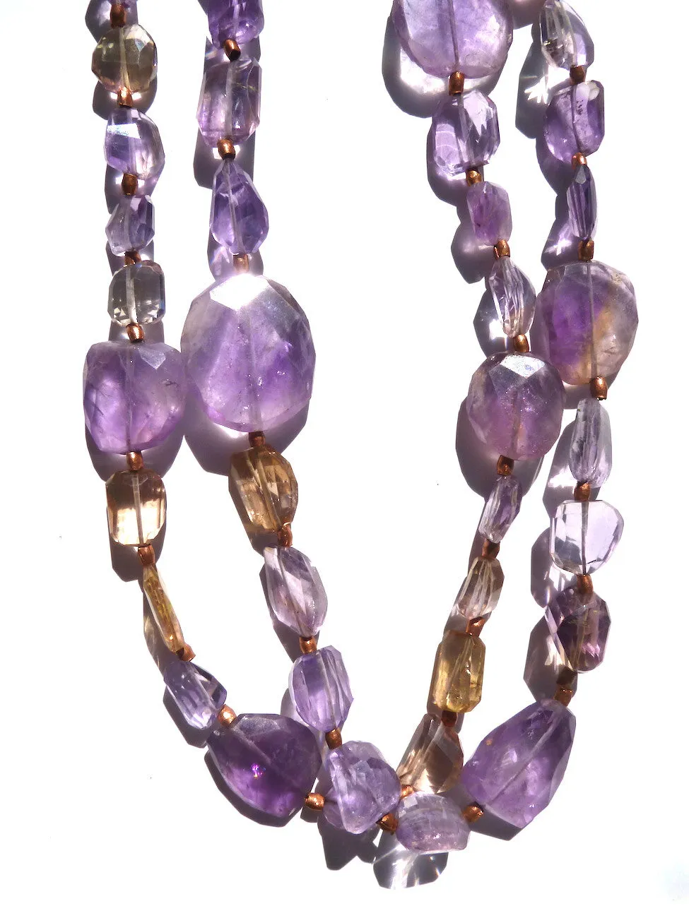 Necklace Ametrine And Copper