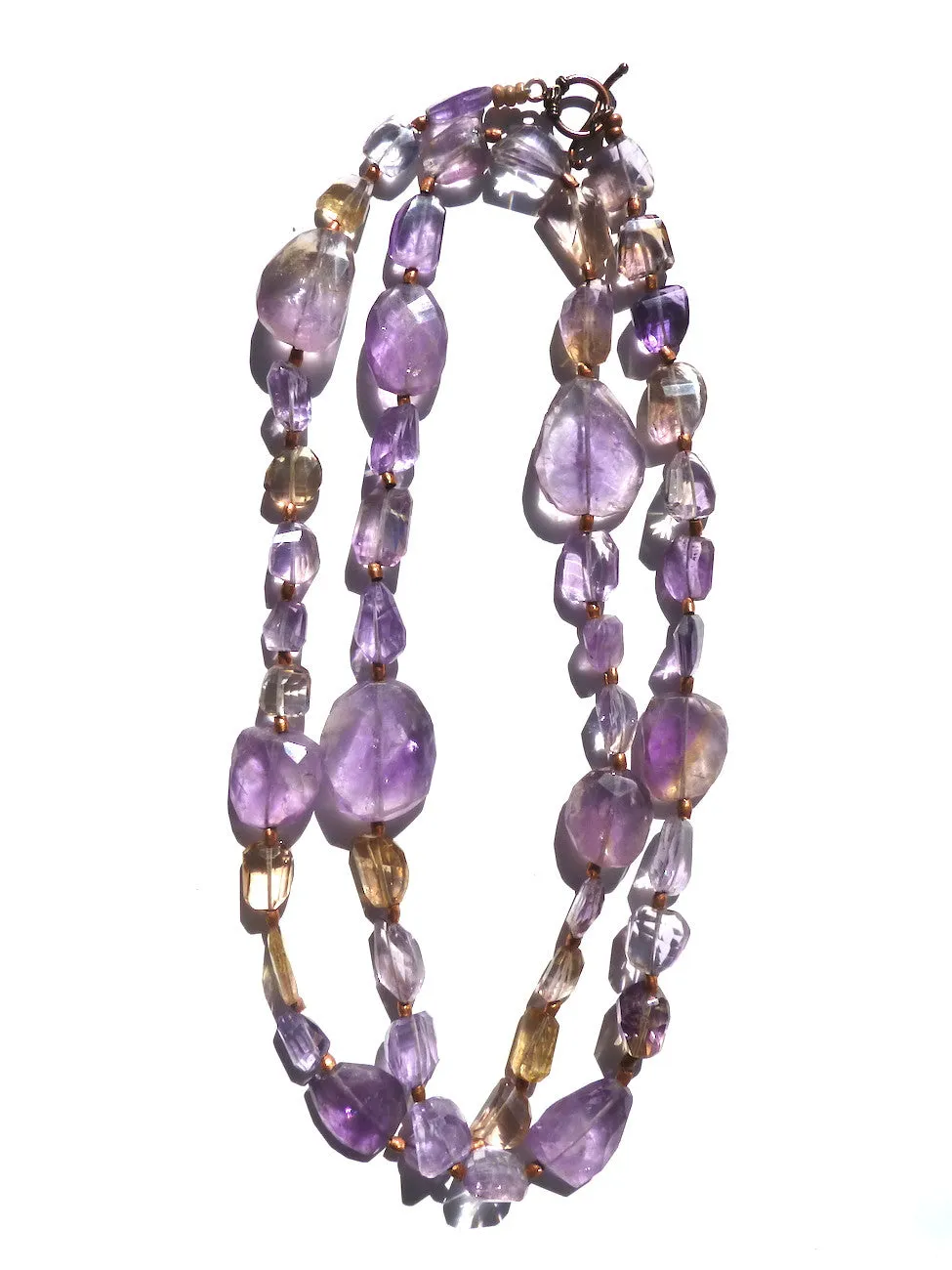 Necklace Ametrine And Copper