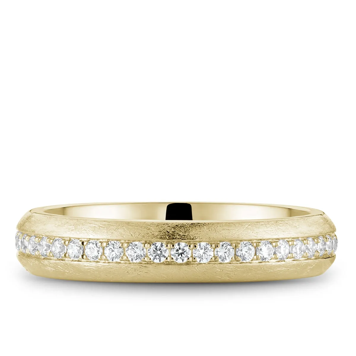 Noam Carver Anniversary/Eternity Diamond Wedding Ring in 14K Yellow Gold (0.63ctw)