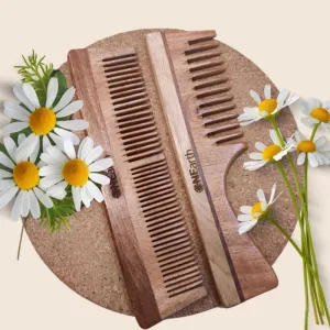 ONEarth Detangling Shower (Wide Tooth) Comb   Handle Comb