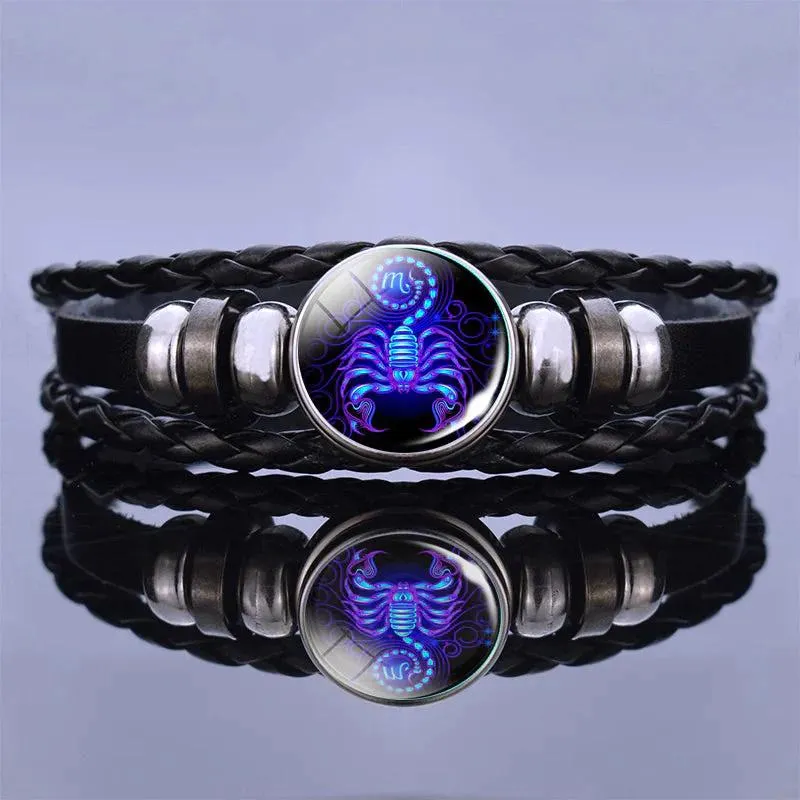 Personalized Zodiac Energy Sign Bracelet