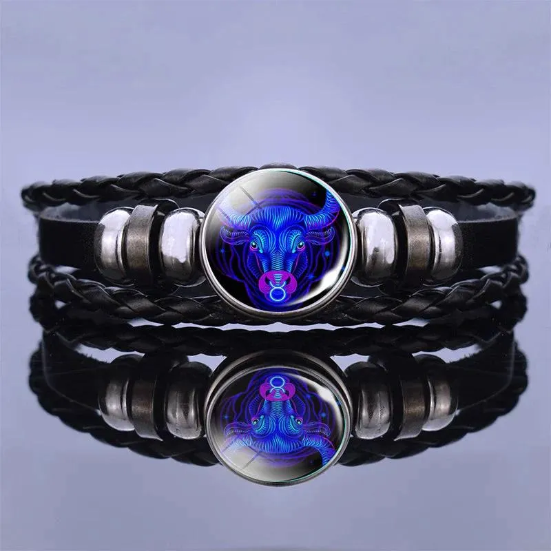 Personalized Zodiac Energy Sign Bracelet
