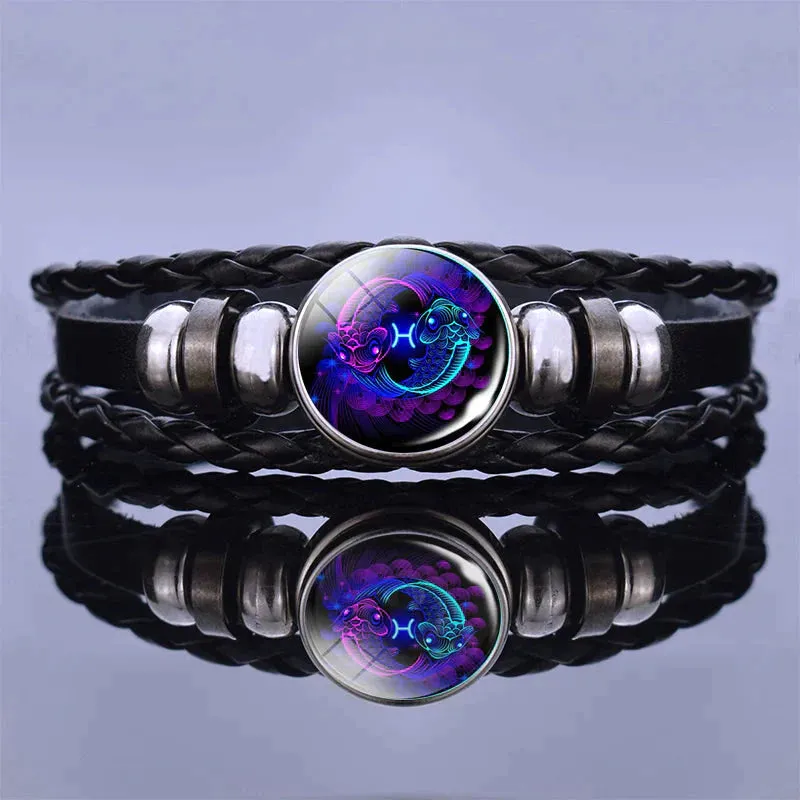 Personalized Zodiac Energy Sign Bracelet