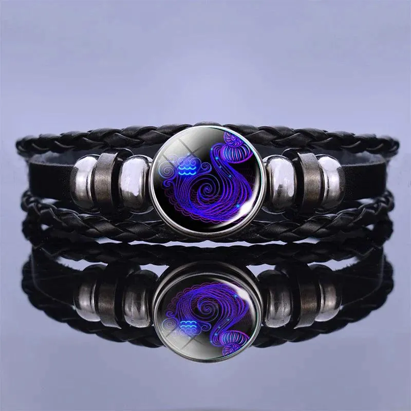 Personalized Zodiac Energy Sign Bracelet