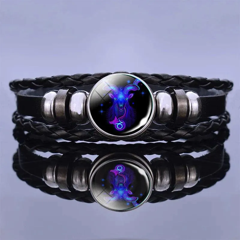 Personalized Zodiac Energy Sign Bracelet